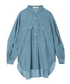 AMERICAN HOLIC 接触冷感Ｗポケット袖タックシャツチュニック