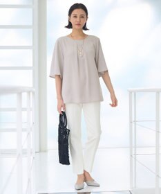 自由区 【XSサイズ～/洗える/セット可】ダブルクロス ブラウス