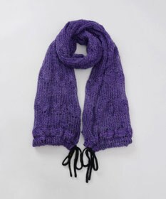 AURORA 【 ANNA SUI（アナ スイ）】リボン付きセミストール(WASH)