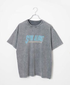 WEGO 【綿100%】ヴィンテージウォッシュグラフィックTシャツ