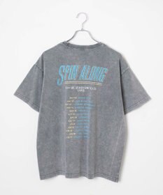 WEGO 【綿100%】ヴィンテージウォッシュグラフィックTシャツ
