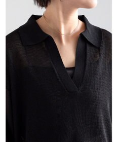 Te chichi メッシュスキッパーポロニット