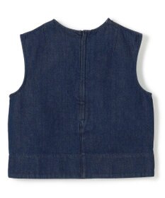 BEIGE， 【洗える・Oggi ８月号掲載】NAVIGLIO / ショート丈ノースリーブデニムブラウス