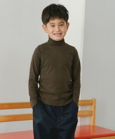 #Newans 【KIDS】【ANSWER for 男の子ママ】リラクシータートルネックカットソー