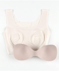 WACOAL 【GOCOCi ゴコチ】 ノンワイヤーブラ ハーフトップ まるでつけていないような着ごこち ムレにくい フラット仕上げ ホックなし CGG510 /ワコール