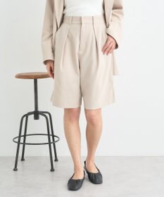 earth music&ecology タックハーフパンツ