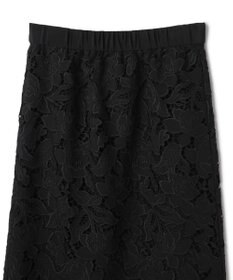 BEIGE， CITRINE / エンブロイダリーレースイージースカート