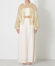 NAVE 【Nave・シアー素材】ラメボイル ブルゾン