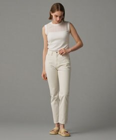 uncrave 【手洗い可】シアー ランダムリブ ノースリーブ カットソー（uncrave STANDARD）