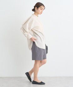 earth music&ecology タックハーフパンツ