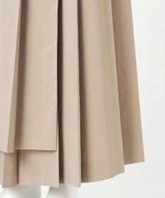 23区 【GOLD LABEL】タスランタイプライター アシンメトリー ラップスカート