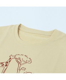 Mother garden しろたん Tシャツ 半袖  《KANAWAN柄》 ベージュ色　S/M/L/XL レディース メンズ ユニセックス 男女兼用  かわいい キャラクター 半袖Ｔシャツ マザーガーデン   父の日 父の日ギフト