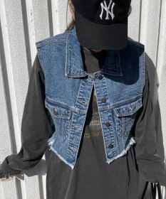 WEGO デニムショートベスト