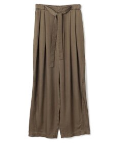 BEIGE， 【洗える・VERY 6月号掲載】PAWPAW / ウエストリボンタックワイドパンツ