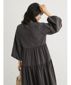 Green Parks ・ＥＬＥＮＣＡＲＥ　ＤＵＥ　ドロストティアードワンピース