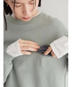 AMERICAN HOLIC ポケット付きバックドレープ裏毛プルオーバー