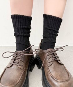 WEGO サポート付き無地リブソックス