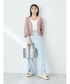 earth music&ecology センタースリットデニムパンツ