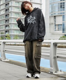 WEGO 【ユニセックス着用ITEM】スノーダイグラフィックビッグパーカー