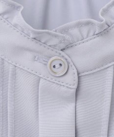 ANY SIS S 【洗える】フリルスタンドピンタック ブラウス