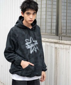 WEGO 【ユニセックス着用ITEM】スノーダイグラフィックビッグパーカー