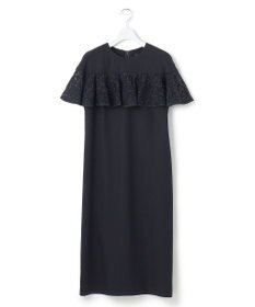 23区 【APPLAUDIR】スパンコールレース フリルコンビドレス