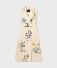GRACE CONTINENTAL プリントトレンチワンピース