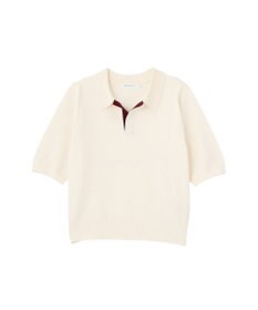 AMERICAN HOLIC 襟付き配色ニット