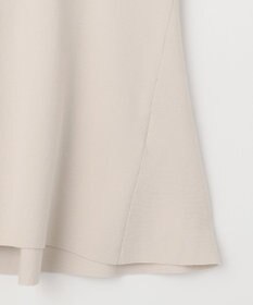 自由区 【洗える】レーヨンポリエステルスムース ペプラムニット