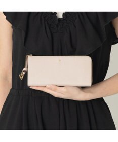 LANVIN en Bleu カルノ Lファスナー長財布