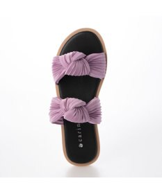 MODE ET JACOMO <carino>プリーツスポンジサンダル