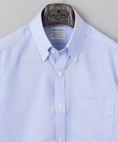 GOTAIRIKU 春夏向け【形態安定】SUMMERPREMIUMPLEATS_ボタンダウンカラー 半袖ドレスシャツ(25年モデル)