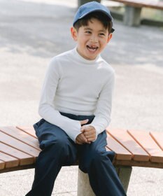 #Newans 【KIDS】【ANSWER for 男の子ママ】リラクシータートルネックカットソー