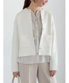 Te chichi ミラノリブポケットクルーカーディガン