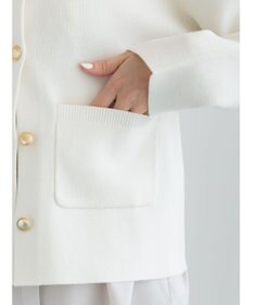 Te chichi ミラノリブポケットクルーカーディガン