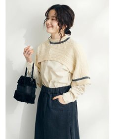 CRAFT STANDARD BOUTIQUE ２ＷＡＹケーブルニットベスト