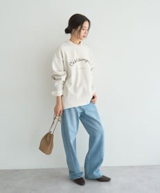 YECCA VECCA 起毛ロゴプルオーバー