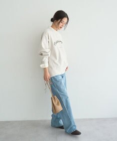 YECCA VECCA 起毛ロゴプルオーバー