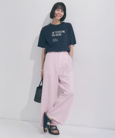 UNFILO 【VERY掲載】BEAUTY FORM-T cotton ロゴ ハーフスリーブ Tシャツ