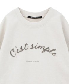 YECCA VECCA 起毛ロゴプルオーバー