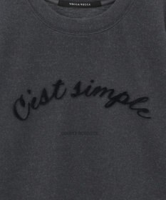 YECCA VECCA 起毛ロゴプルオーバー