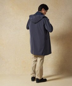 J.PRESS MEN スタンドカラーコート / デタッチャブルフード
