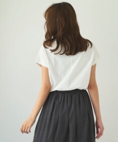 Feroux フレンチスリーブロゴプリント Tシャツ