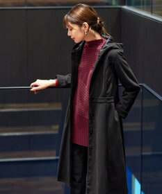 Tiaclasse 【新色追加・洗える】ランダムリブ編みドルマンニットチュニック