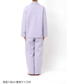 une nana cool 【綿混】ハイゲージダブルエアー 長袖開襟パジャマ MADE WITH LIBERTY FABRIC