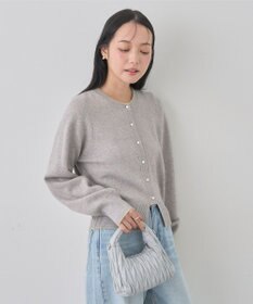 earth music&ecology ラメジャカードカーディガン