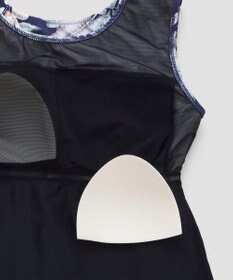 San-ai Resort（三愛水着楽園） 【水陸両用】　プリントカップ付きトップス　M・L　【Reir（レイール）】