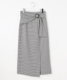 Feroux 【洗える】バックルデザイン タイトスカート