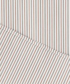 J.PRESS LADIES 【洗える】BEZ C/Ny ドビーストライプ フリルネック ブラウス