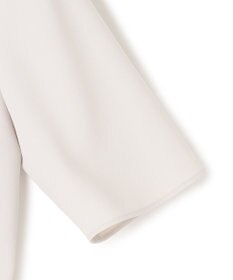 ICB L ストレッチジョーゼット ラッフルディテールブラウス